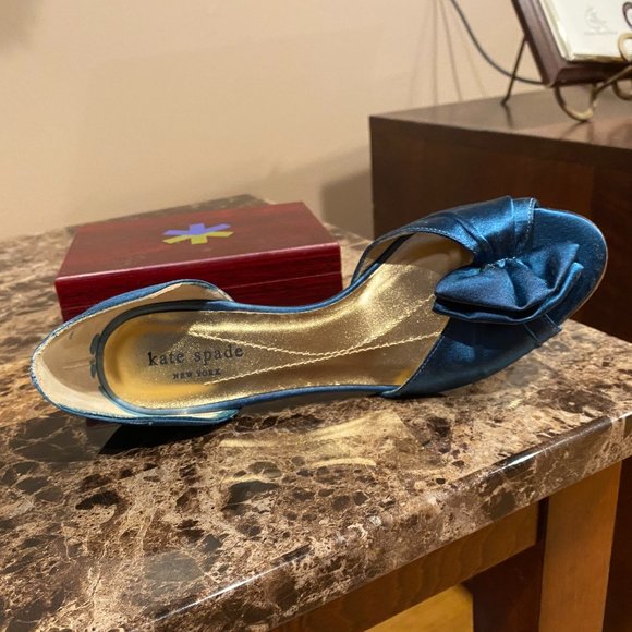 Kate Spade satin Open Toe Dressy Heel Size 6 1/2B Made in Italy - Picture 5 of 8